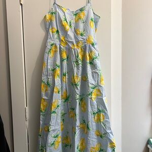 GAP Lemon Patterned Summer Dress